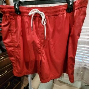 Coach Red Men's Swim Trunks
